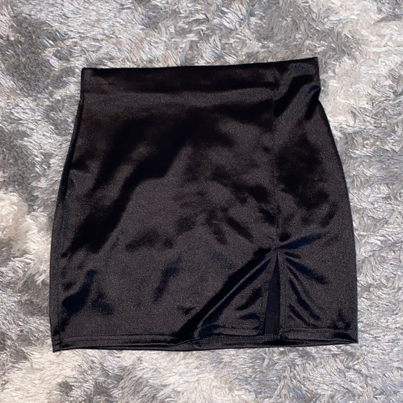 Satin Mini Skirt - Picture 1 of 3